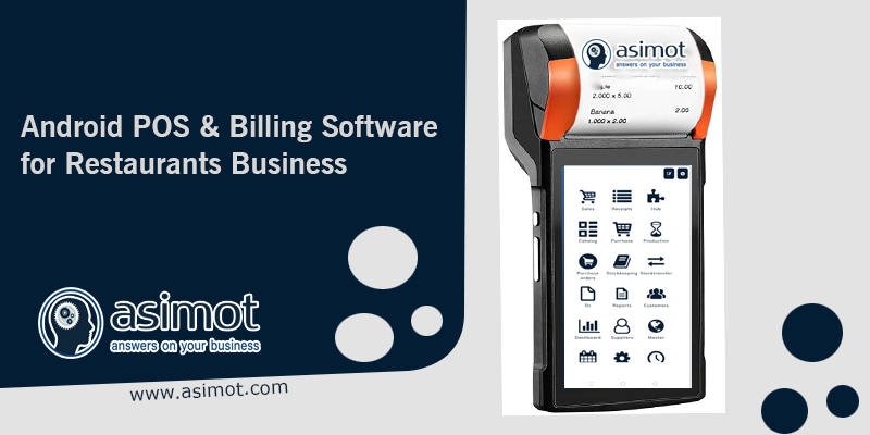 Android POS & Billing Software For  Restaurants Business